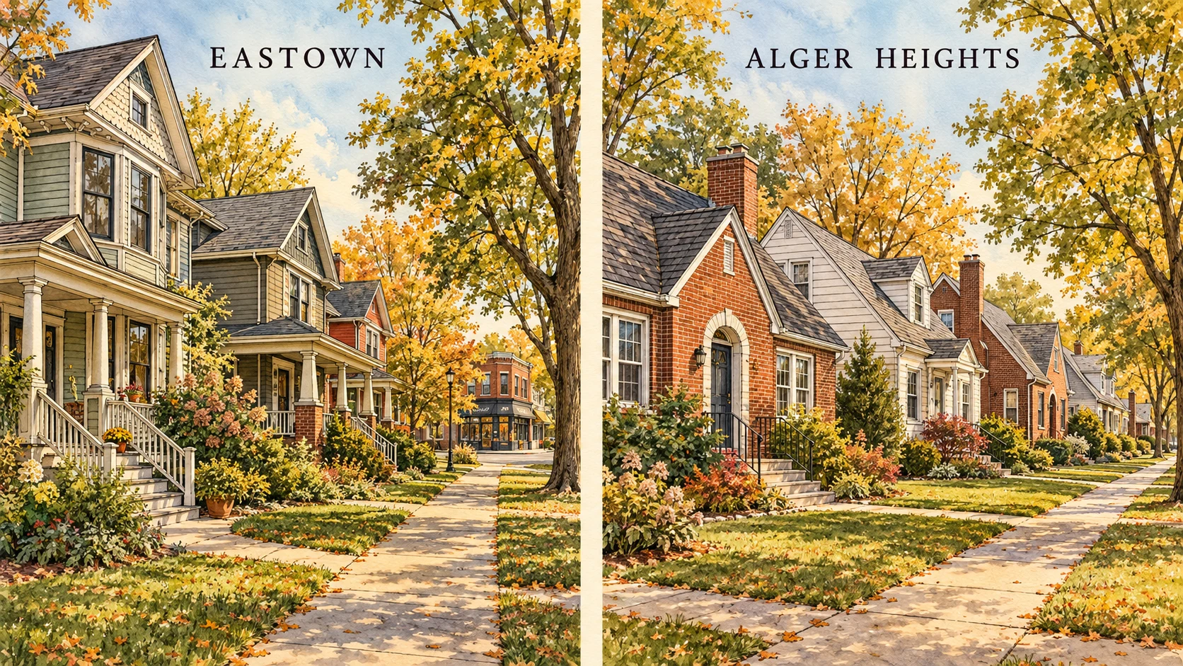 Grand Rapids, Michigan (Eastown vs. Alger Heights)