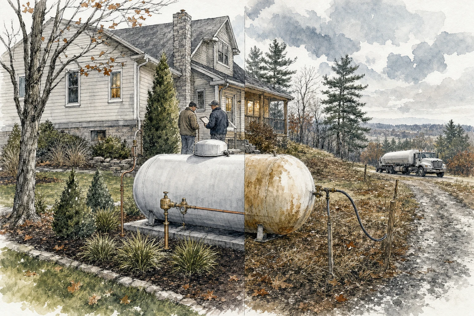 Buying or Selling a Propane-Heated Home in West Michigan (2026): Owned vs. Leased Tanks and the Closing-Safe Checklist